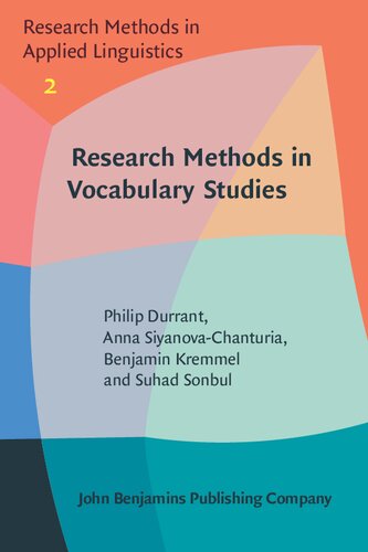 Research Methods  in Vocabulary Studies