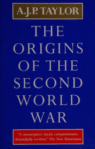 The origins of the Second World War