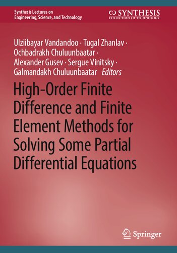 High-Order Finite Difference and Finite Element Methods for Solving Some Partial Differential Equations