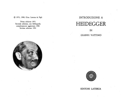 Introduzione a Heidegger