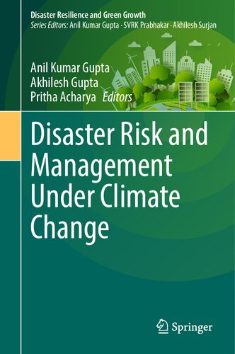 Disaster Risk and Management Under Climate Change (Disaster Resilience and Green Growth)