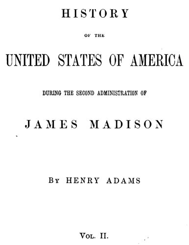 History of the United States of America, Volume 8 (of 9)