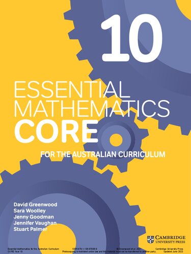 Essential Mathematics CORE for the Australian Curriculum, Year 10