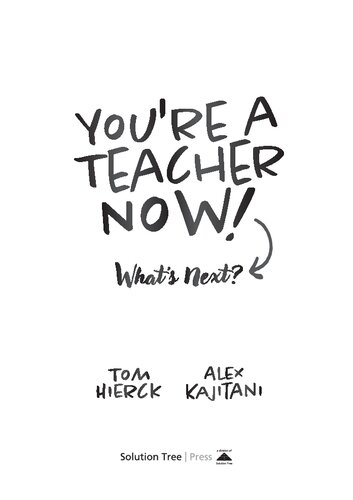 You're a Teacher Now! What's Next? (Teacher tips for classroom management, relationship building, effective instruction, and self-care)