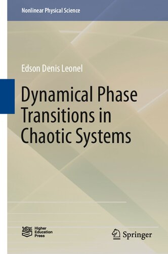 Dynamical Phase Transitions in Chaotic Systems (Nonlinear Physical Science)