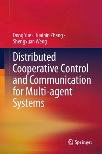 Distributed Cooperative Control and Communication for Multi-agent Systems