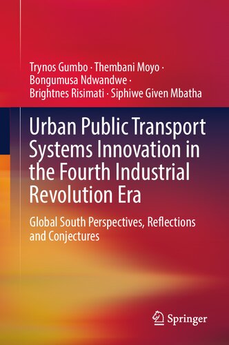Urban Public Transport Systems Innovation in the Fourth Industrial Revolution Era: Global South Perspectives, Reflections and Conjectures