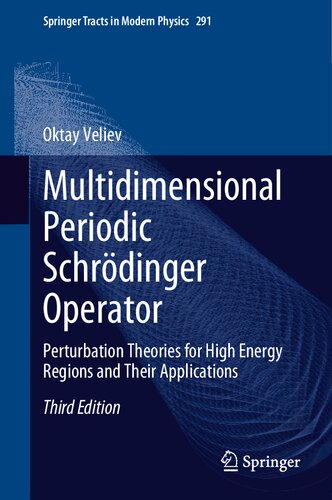 Multidimensional Periodic Schrödinger Operator: Perturbation Theories for High Energy Regions and Their Applications (Springer Tracts in Modern Physics, 291)