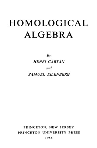 Homological algebra