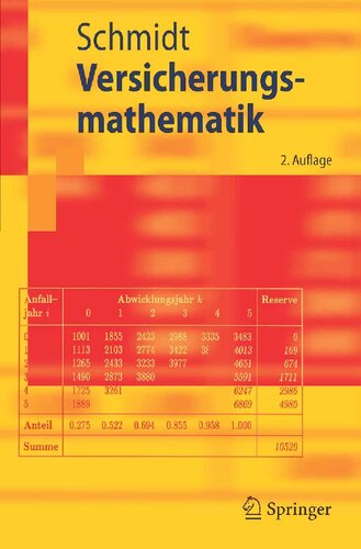 Versicherungsmathematik (Springer-Lehrbuch) (German Edition)