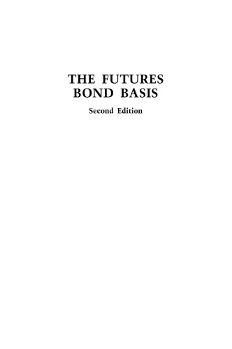 The Futures Bond Basis (Securities Institute)