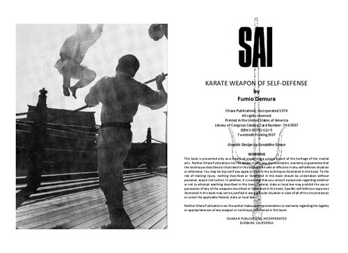 Sai: Karate Weapon of Self-Defense