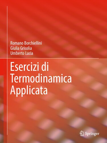 Esercizi di Termodinamica Applicata (Italian Edition)