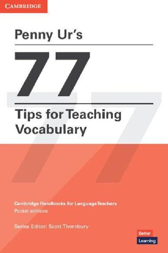 Penny Ur’s 77 Tips for Teaching  Vocabulary