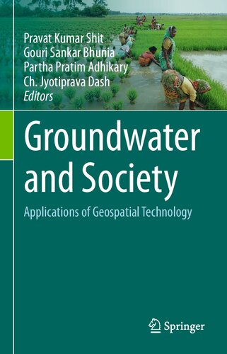 Groundwater and Society: Applications of Geospatial Technology