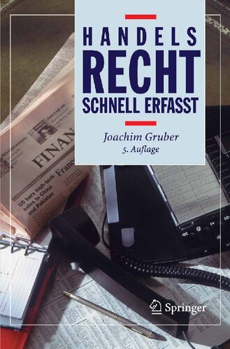 Handelsrecht - Schnell erfasst (German Edition)