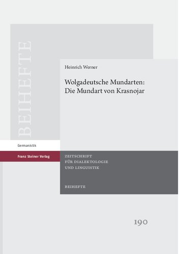 Wolgadeutsche Mundarten: Die Mundart von Krasnojar