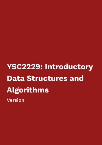 Introductory Data Structures and Algorithms