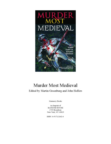 Murder Most Medieval: Noble Tales of Ignoble Demises