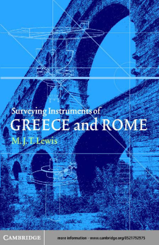 Surveying Instruments of Greece and Rome