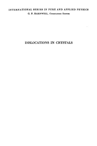 Dislocations in Crystals