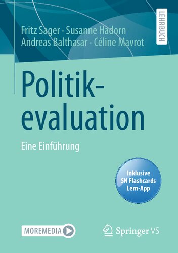 Politikevaluation: Eine Einführung (German Edition)