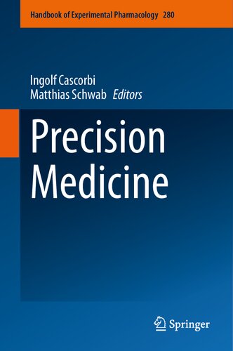 Precision Medicine (Handbook of Experimental Pharmacology, 280)