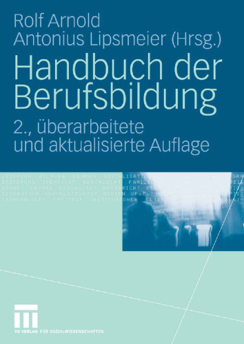 Handbuch der Berufsbildung, 2. Auflage