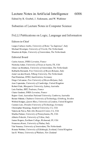 Logic and the Foundations of Game and Decision Theory – LOFT 8: 8th International Conference, Amsterdam, The Netherlands, July 3-5, 2008, Revised Selected Papers