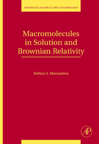 Macromolecules in Solution and Brownian Relativity