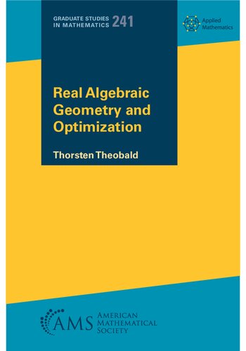 Real Algebraic Geometry and Optimization