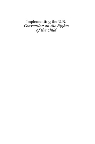 Implementing the UN Convention on the Rights of the Child: A Standard of Living Adequate for Development