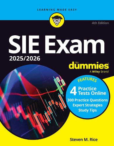 SIE Exam 2025/2026 For Dummies (Securities Industry Essentials Exam Prep + Practice Tests & Flashcards Online)