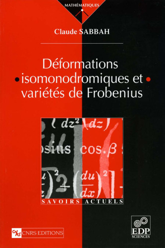 Deformations isomonodromiques et varietes de frobenius