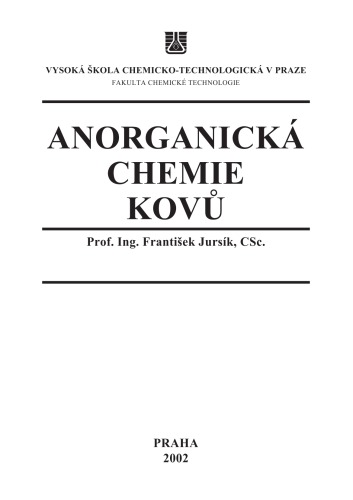 Anorganicka chemie kovu