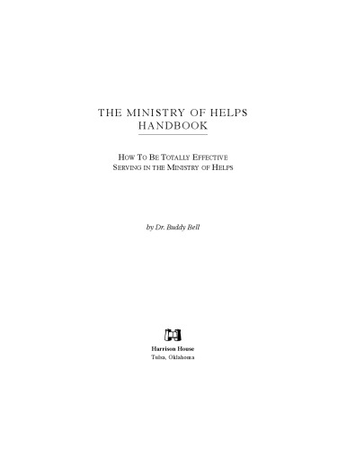 Ministry of Helps Handbook