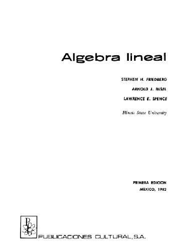 Algebra lineal