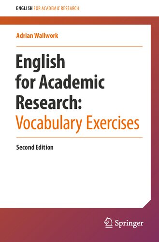 English for Academic Research: Vocabulary Exercises