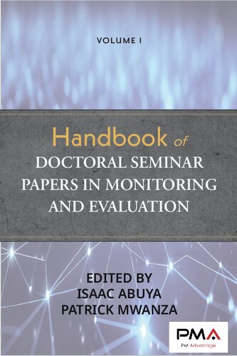 Handbook of Doctoral Seminar Papers in Monitoring and Evaluation