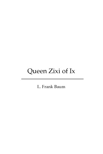 Queen Zixi of Ix