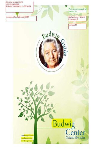 Budwig Complete Guide for Cancer (Flax seed oil & Cottage Cheese)