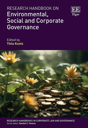 Research Handbook on Environmental, Social and Corporate Governance (Research Handbooks in Corporate Law and Governance series)