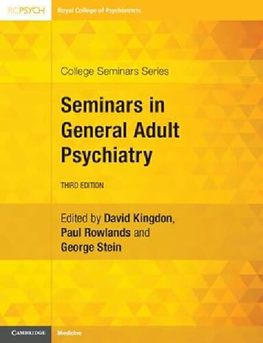 Seminars in General Adult Psychiatry (College Seminars Series)