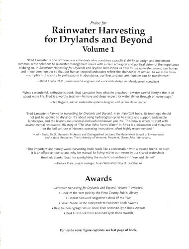 Rainwater Harvesting for Drylands Volume 1: Guiding Principles to Welcome Rain into Your Life And Landscape