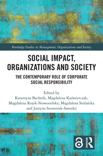 Social Impact, Organizations and Society (Routledge Studies in Management, Organizations and Society)