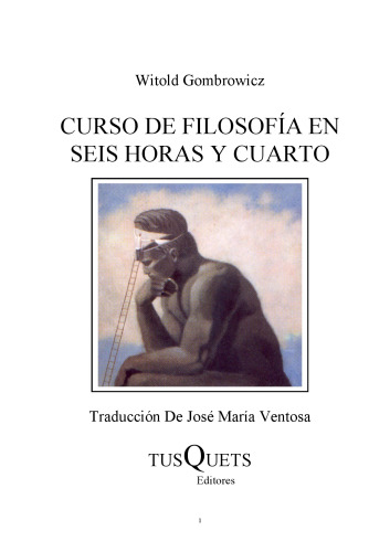 Curso de filosofia en seis horas y cuarto (Spanish Edition)