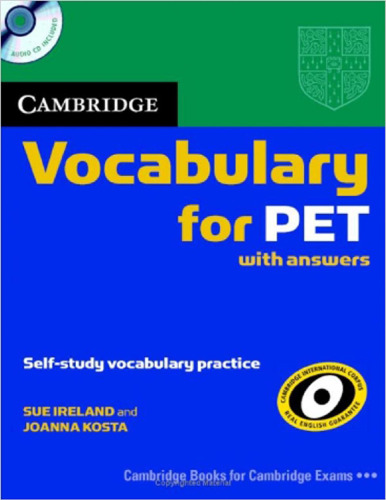 Cambridge Vocabulary for PET with Answers