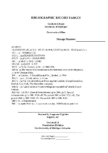 Theory of determinants. Up to 1841