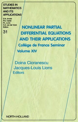 Nonlinear Partial Differential Equations and Their Applications: College de France Seminar Volume XIV