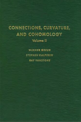 Connections, Curvature, and Cohomology. Vol. 2: Lie Groups, Principal Bundles, and Characteristic Classes (Pure and Applied Mathematics Series; v. 47-II)